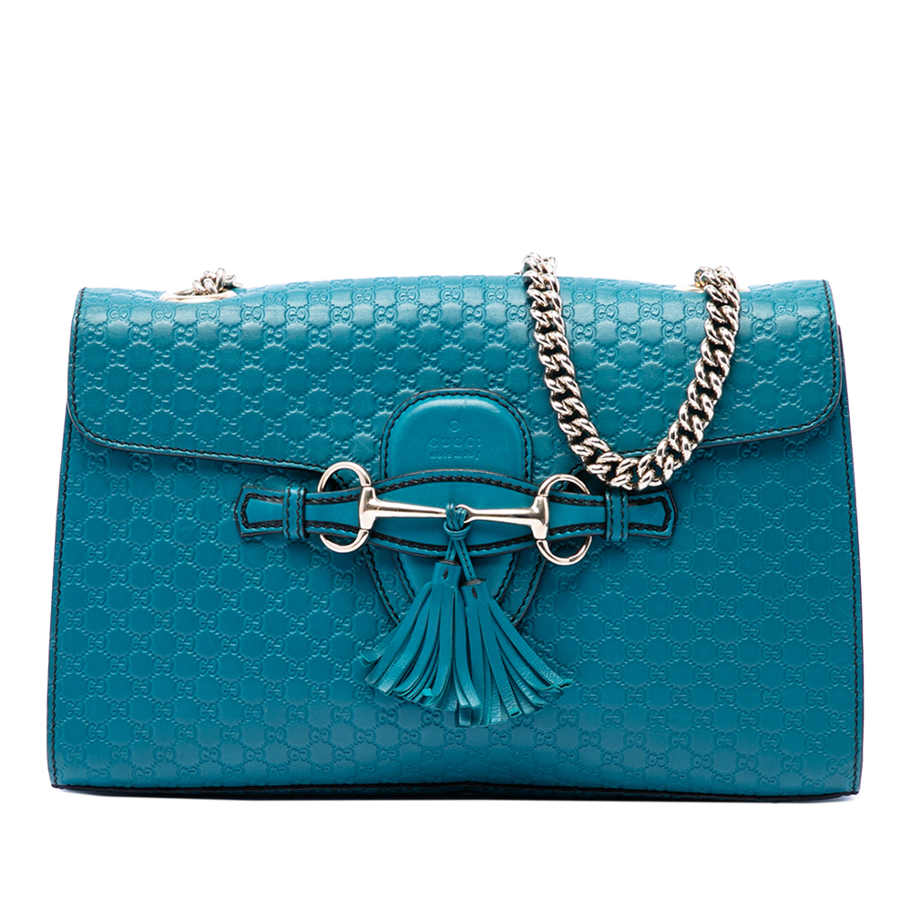 Pre-Loved Gucci Medium Microguccissima Emily Shoulder Bag